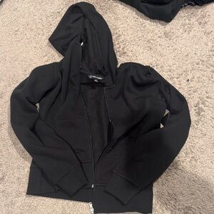 Ease of Motion Black Zip-Up Hoodie